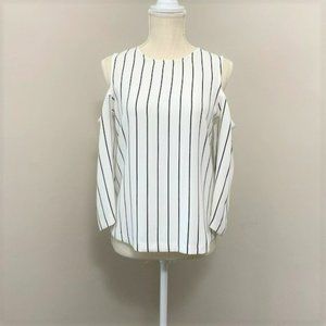 Ann Taylor Cold Shoulder Blouse - Size S